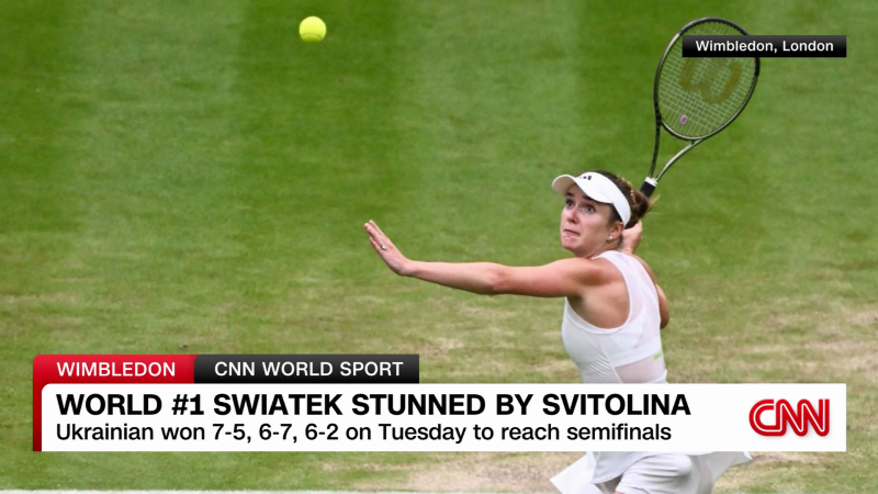 EuroSport’s Mats Wilander gives his take on Svitolina’s dramatic upset over Swiatek | CNN