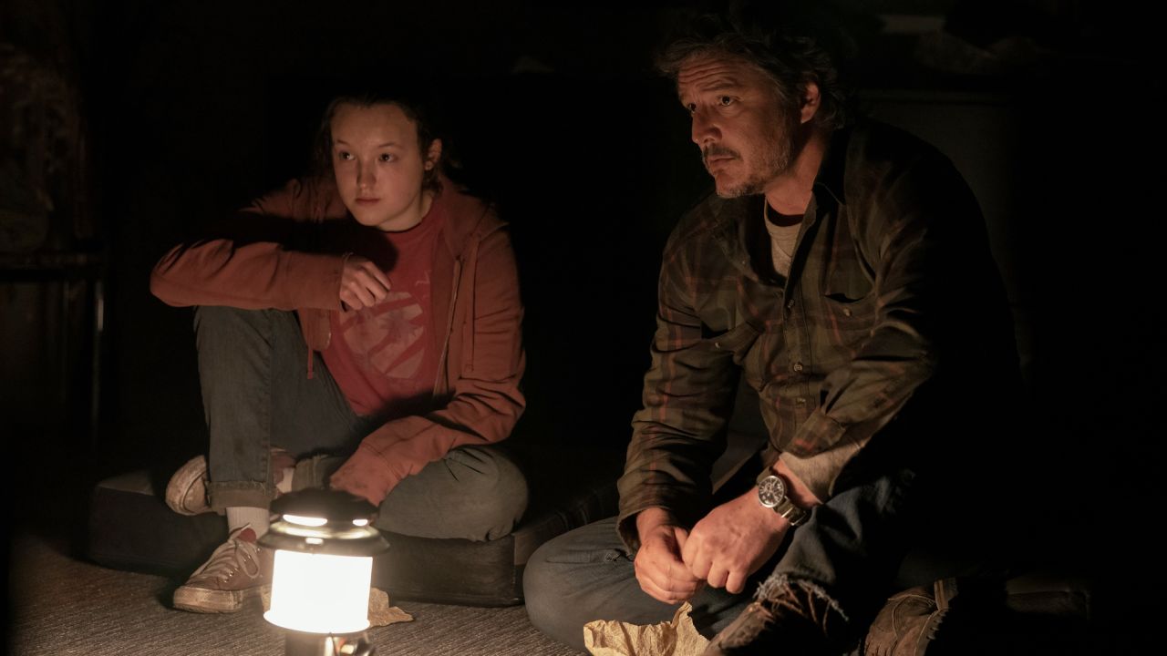 Bella Ramsey and Pedro Pascal in "The Last of Us."