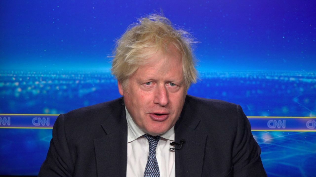 Former UK Prime Minister Boris Johnson