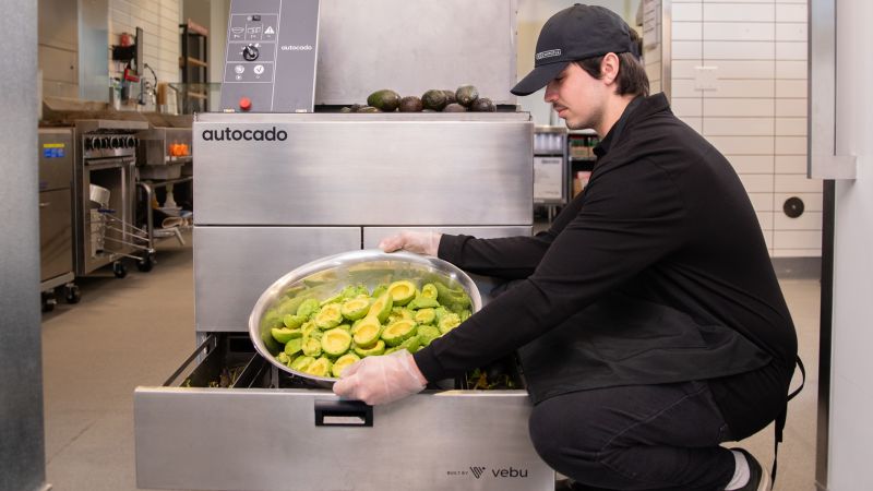 Chipotle is testing a robot to speed up guacamole production Chipotle is testing a robot to speed up guacamole production