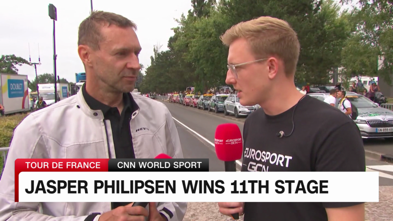 Tour de France: Jasper Philipsen wins 11th Stage  | CNN
