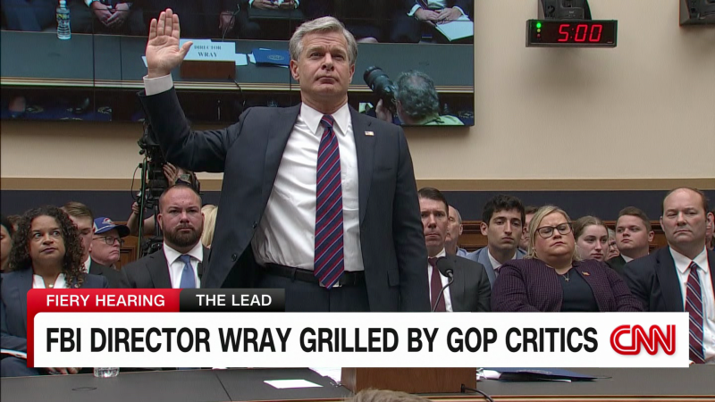 Republicans grill FBI Director Christopher Wray about their claims of “weaponization” of federal law enforcement against conservatives | CNN