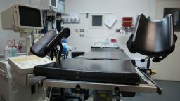 An exam table stands in an operating room at the Whole Woman's Health abortion clinic in San Antonio, Texas, on Tuesday, Feb. 16, 2016. The clinic's simplicity will be at issue next week when the U.S. Supreme Court, still reeling from the Feb. 13 death of Justice Antonin Scalia, considers a Texas law requiring abortion clinics to be equipped and operated more like a hospital. The state says the law protects women's health; abortion-rights advocates say it's unneeded, except as a way to force most clinics to close. Photographer: Matthew Busch/Bloomberg via Getty Images