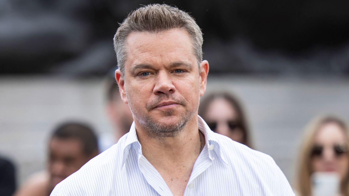 Matt Damon did not name the movie of which he detailed his experience filming.