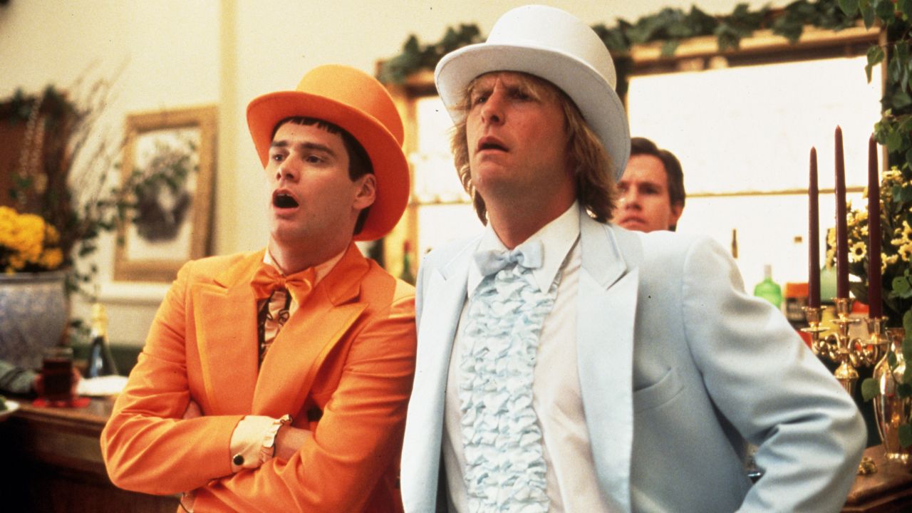 Jim Carrey and Jeff Daniels in "Dumb and Dumber"