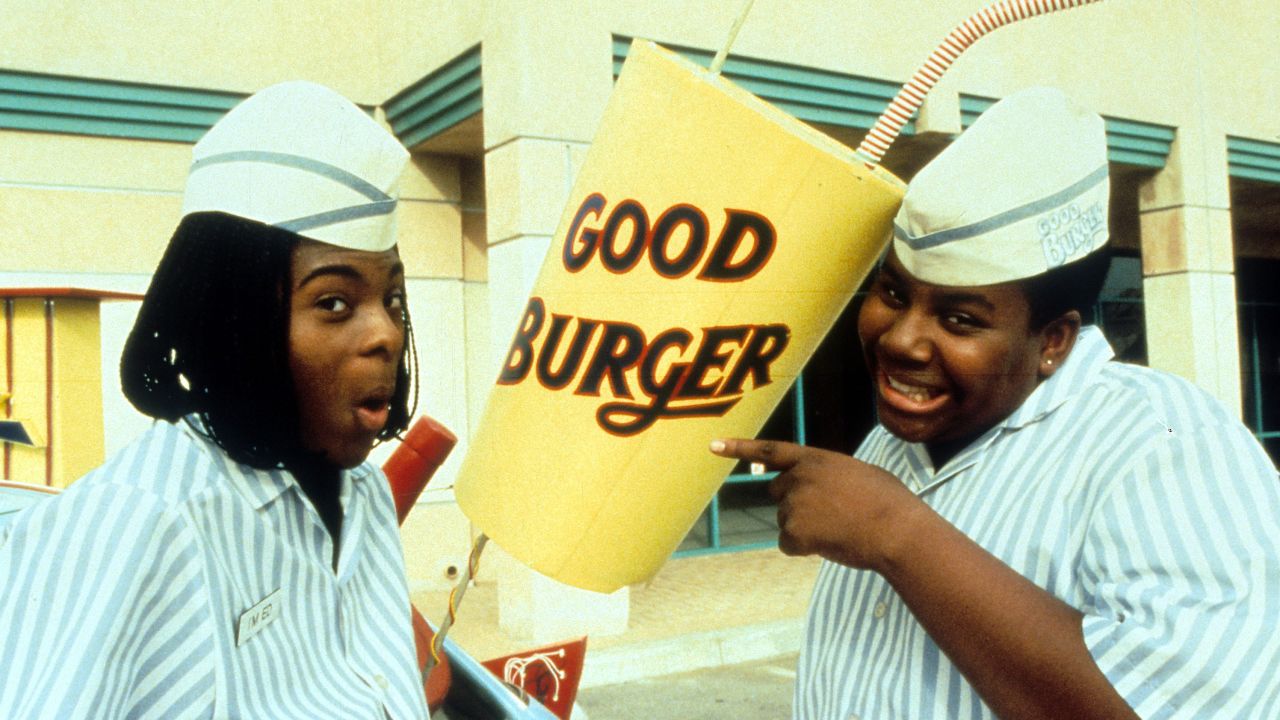 Kel Mitchell and Kenan Thompson publicity portrait for the film 'Good Burger', 1997.