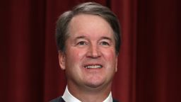 WASHINGTON, DC - OCTOBER 07: United States Supreme Court Associate Justice Brett Kavanaugh poses for an official portrait at the East Conference Room of the Supreme Court building on October 7, 2022 in Washington, DC. The Supreme Court has begun a new term after Associate Justice Ketanji Brown Jackson was officially added to the bench in September. (Photo by Alex Wong/Getty Images)