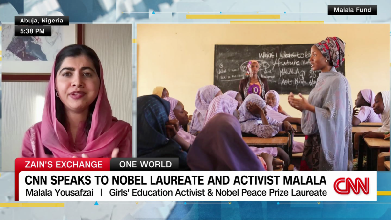 CNN speaks to Nobel laureate and activist Malala Yousafzai | CNN