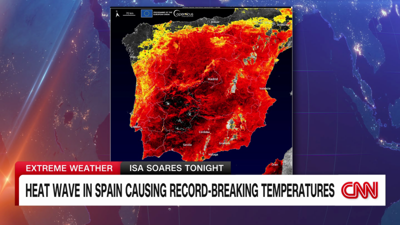 Heat wave in Spain causing record-breaking temperatures | CNN