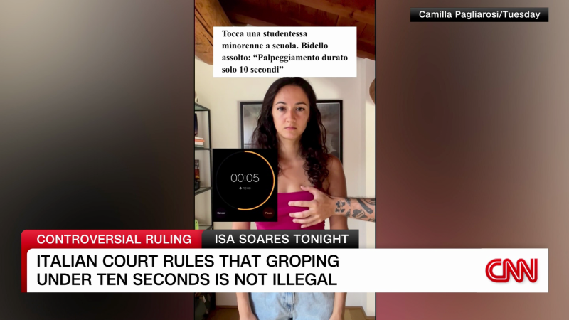 Italian court rules that groping under ten seconds is not illegal | CNN