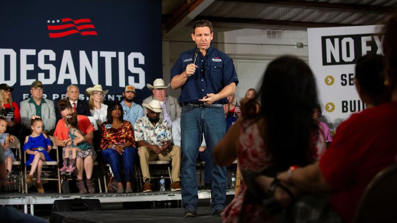 NextImg:DeSantis campaign urges patience for breakout moment with eye toward first debate | CNN Politics