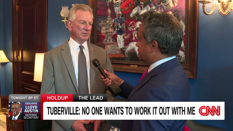 Sen. Tommy Tuberville and Defense Secretary Lloyd Austin finally spoke about Tuberville’s one-man hold on hundreds of military nominations | CNN