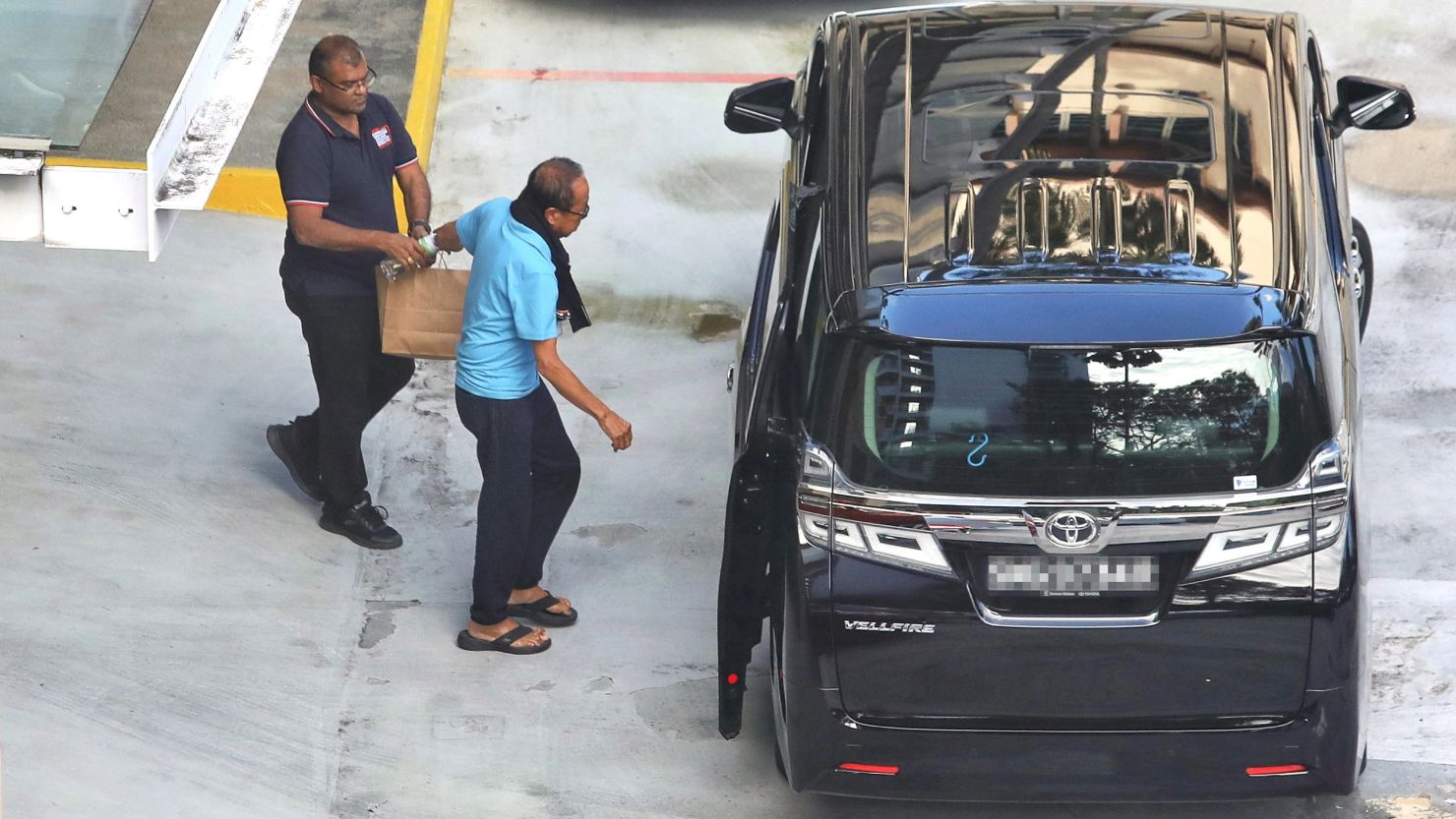 Ong Beng Seng walking out of the Corrupt Practices Investigation Bureau headquarters in Singapore in a photo dated July 12.