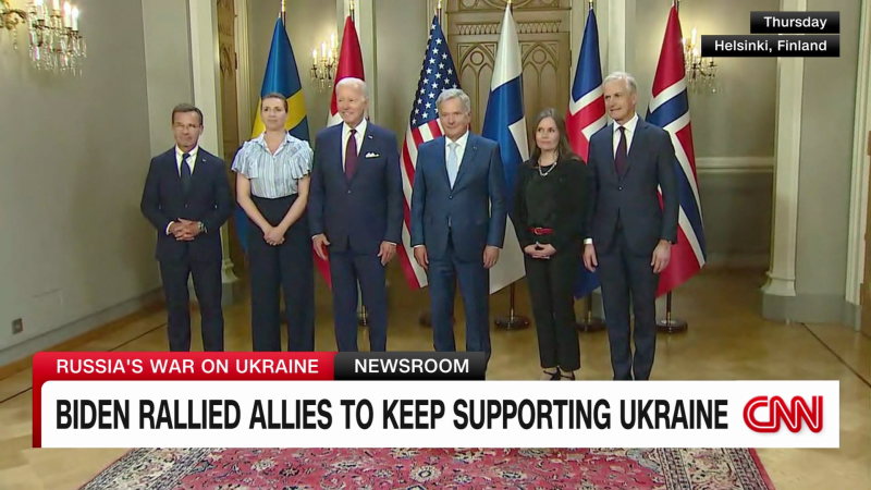 Leaders pledge support for Ukraine at Nordic Summit | CNN