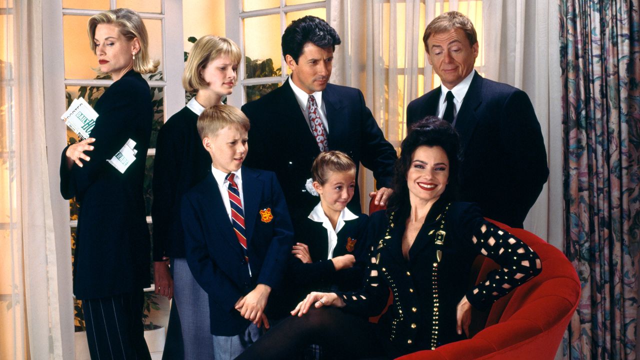 The cast of "The Nanny" in 1993.
