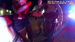 LA deputy punch mother holding baby 2