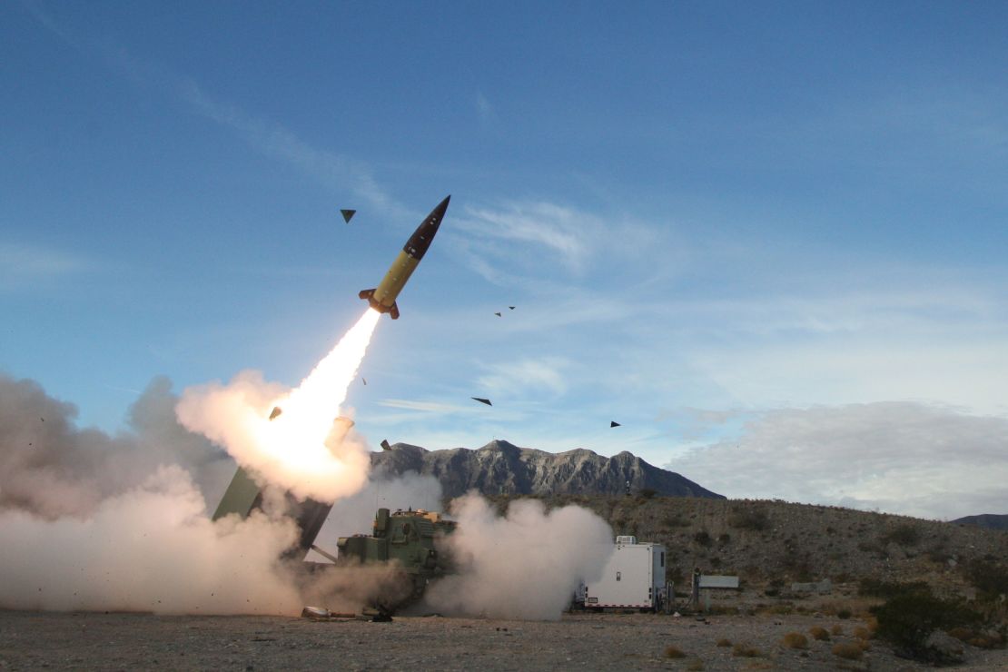 An early version of an Army Tactical Missile System is tested December 14, 2021, at White Sands Missile Range in New Mexico.