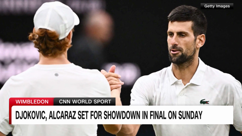 Wimbledon: Djokovic, Alcaraz set for showdown on Sunday  | CNN