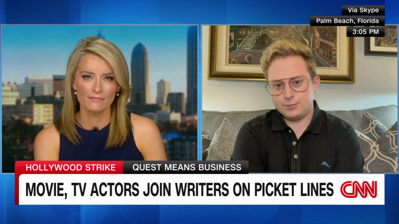 Former actor Reed Alexander talks Hollywood strikes | CNN