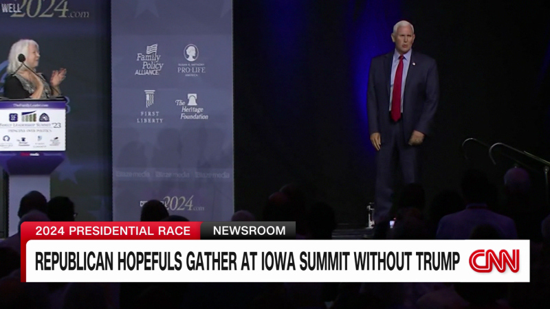 GOP 2024 Contenders Court Iowa Evangelicals While Vying To Be Top Trump   230715090341 Exp Kristen Holmes Pkg 071505aseg1 Cnni Politics 00001701 