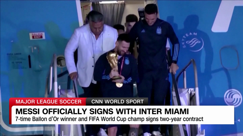 Messi officially signs with Inter Miami  | CNN