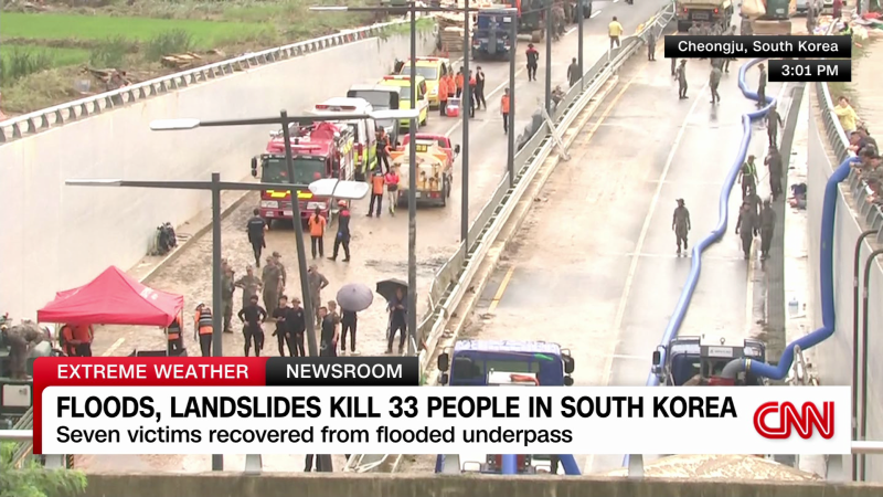 Death toll rises to 33 amid dangerous flooding in South