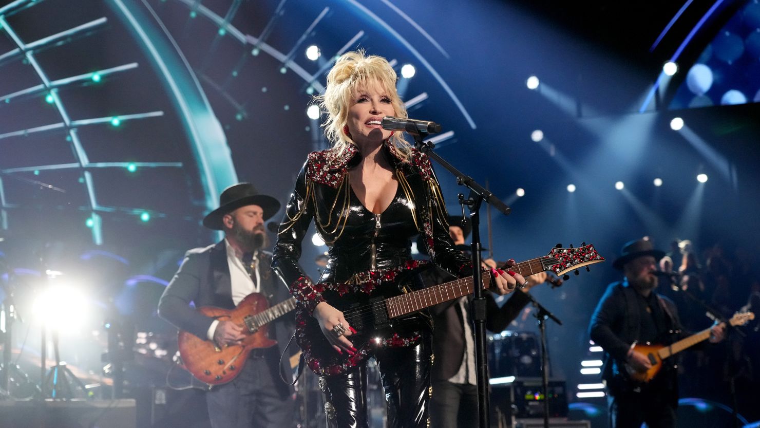 Dolly Parton performed in Los Angeles at the Rock and Roll Hall of Fame induction ceremony in 2022.