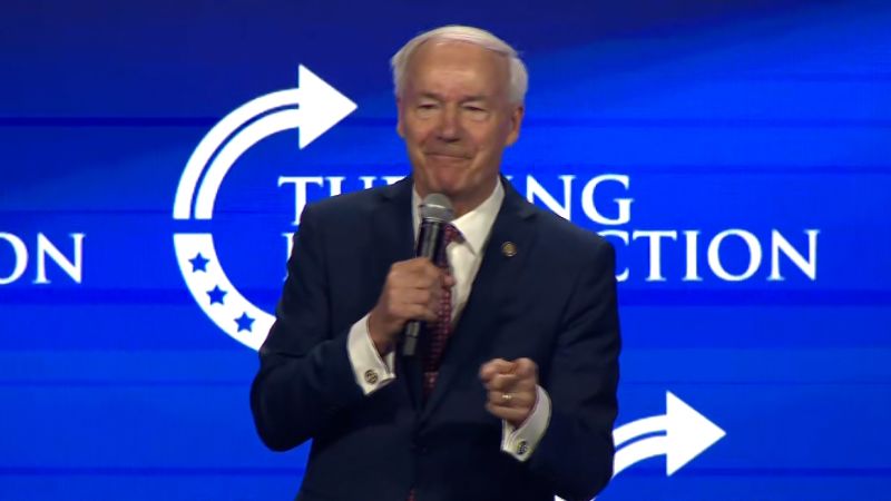 Asa Hutchinson booed onstage at Turning Point Action Conference | CNN Politics