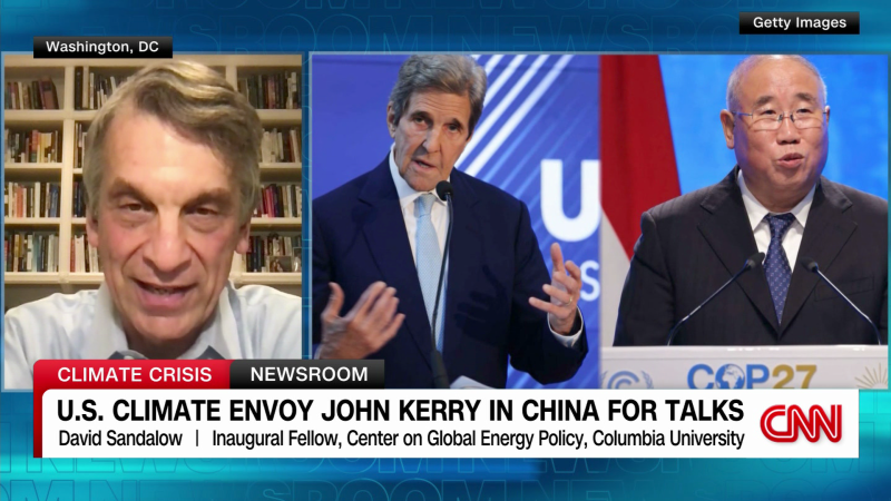 U.S. and China climate envoys meet to restart talks | CNN