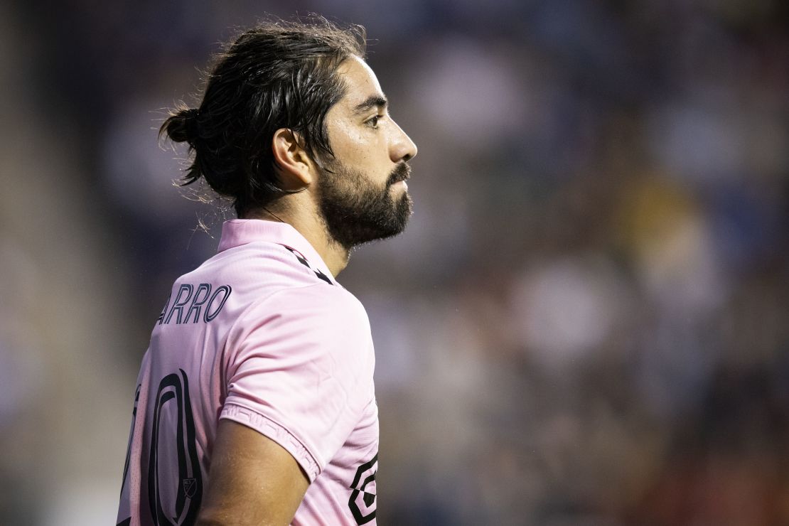 CHESTER, PENNSYLVANIA - JUNE 24: Rodolfo Pizarro #20 of Inter Miami in the second half of the Major League Soccer match against the Philadelphia Union at Subaru Park on June 24, 2023 in Chester, Pennsylvania. (Photo by Ira L. Black - Corbis/Getty Images)