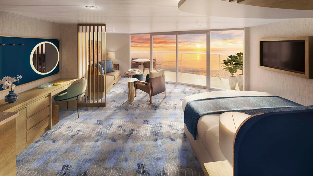 <strong>Room with a view:</strong> There are 28 different types of accommodation on board the ship.