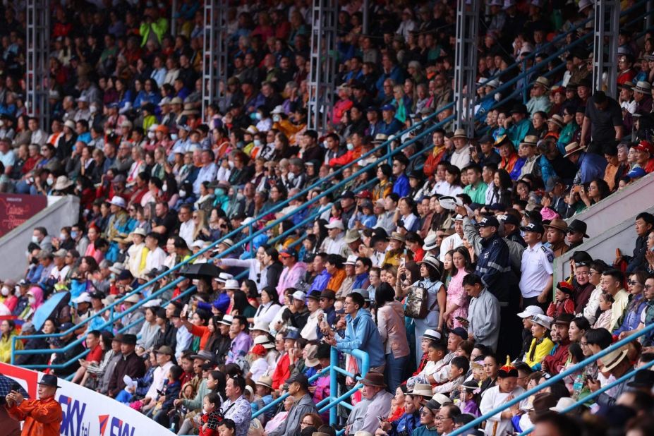 <strong>Packed house for 2023: </strong>Tickets to the opening and closing ceremonies in Ulaanbaatar are limited.  The stadium seats 11,000 people and around 2,500 tickets are reserved for international tourists each year. 