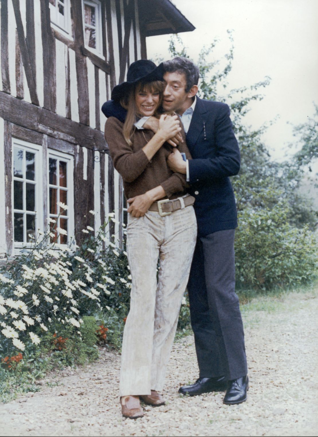 Serge Gainsbourg and Jane Birkin in 'Slogan' by Pierre Grimblat (1968).
