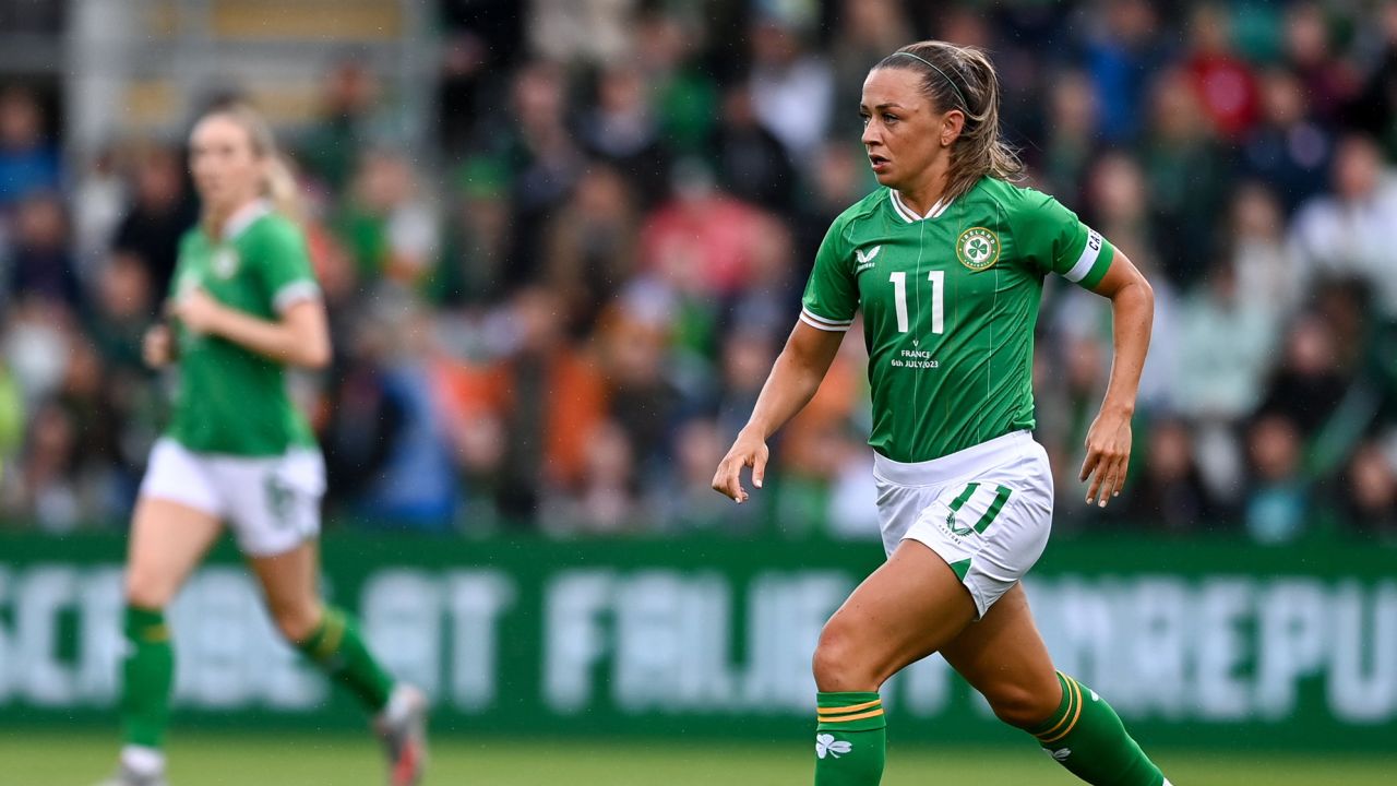 Arsenal utilty player Katie McCabe is the Republic of Ireland's star player.