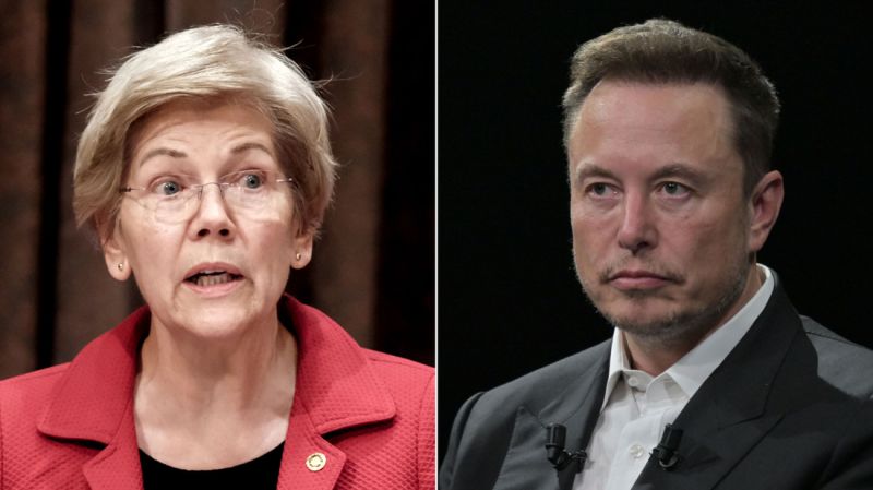 NextImg:Elizabeth Warren asks SEC to investigate Tesla | CNN Business