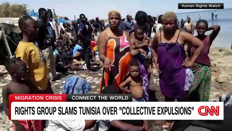 Beaten and abandoned in the desert — migrants stranded at Tunisian border  | CNN