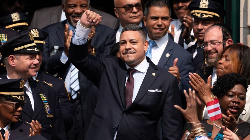 NextImg:New York City appoints its first Latino police commissioner Edward Caban | CNN