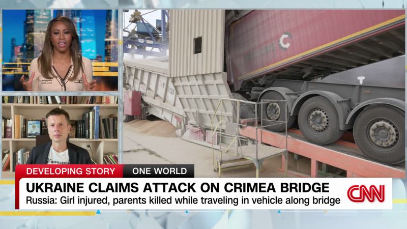 Ukrainian MP reacts to Ukrainian attack on Kerch bridge  | CNN