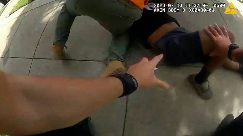 Bodycam footage shows bystander tackle fleeing suspect | CNN