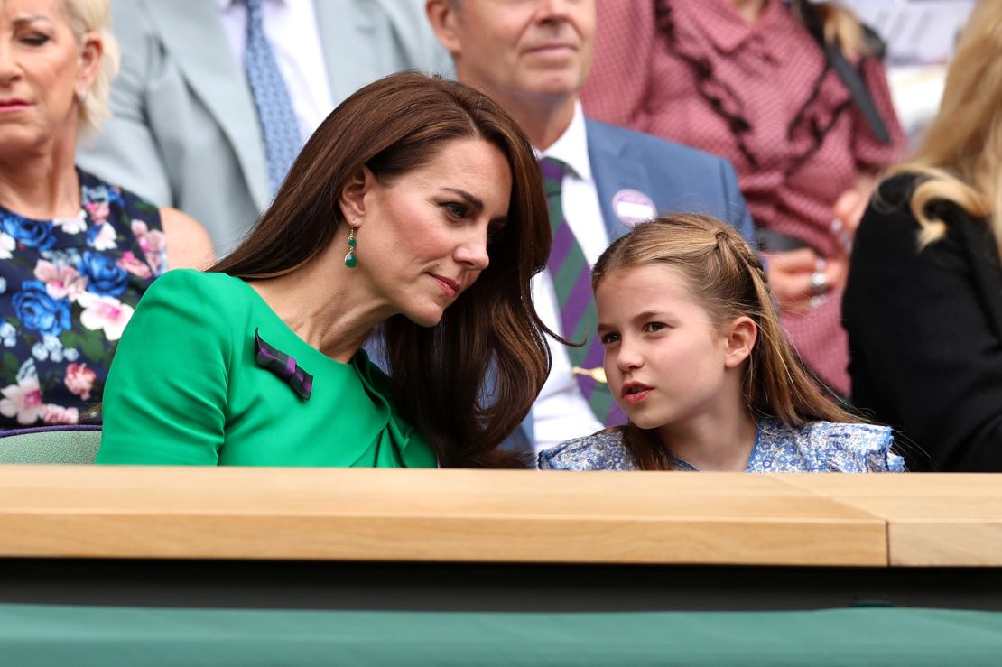 Kate, who is a royal patron of the All England Lawn Tennis Club, is often seen watching the competition from the Royal Box at Wimbledon. 