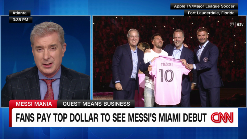 Tickets for Messi U.S. debut cost up to $110,000 | CNN Business