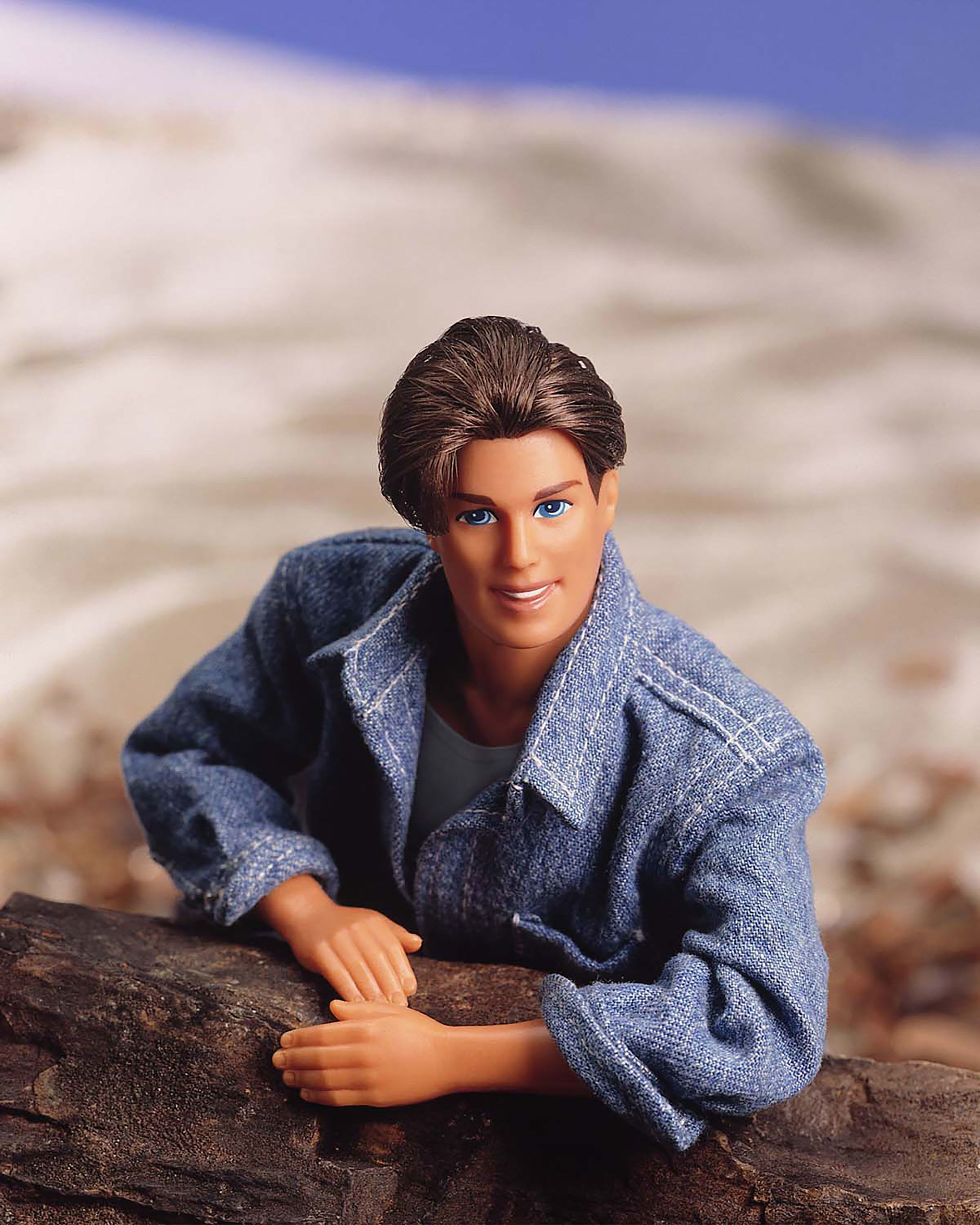 Barbie The Movie Collectible Ken Doll Wearing All-Denim Matching