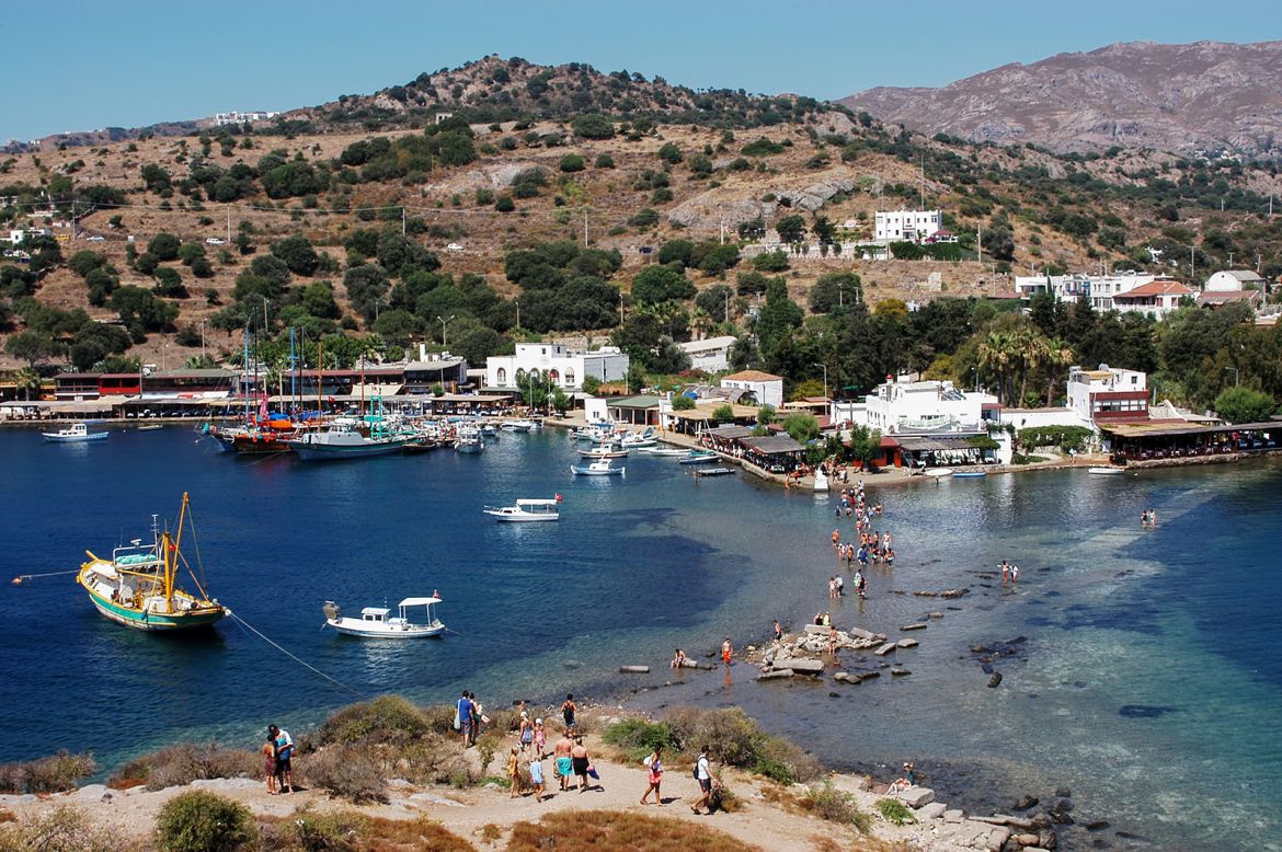 <strong>Views galore: </strong>Gümüşlük is a sheltered bay opposite the Greek island of Kalymnos.