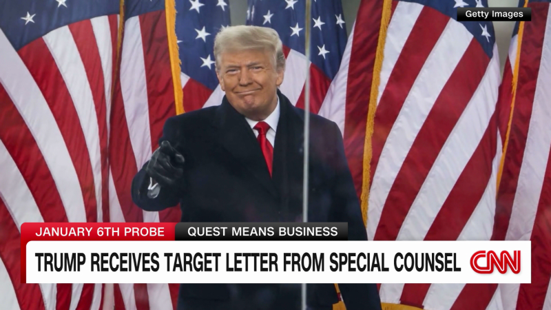 Trump says he is target of DOJ’s January 6th probe | CNN Politics