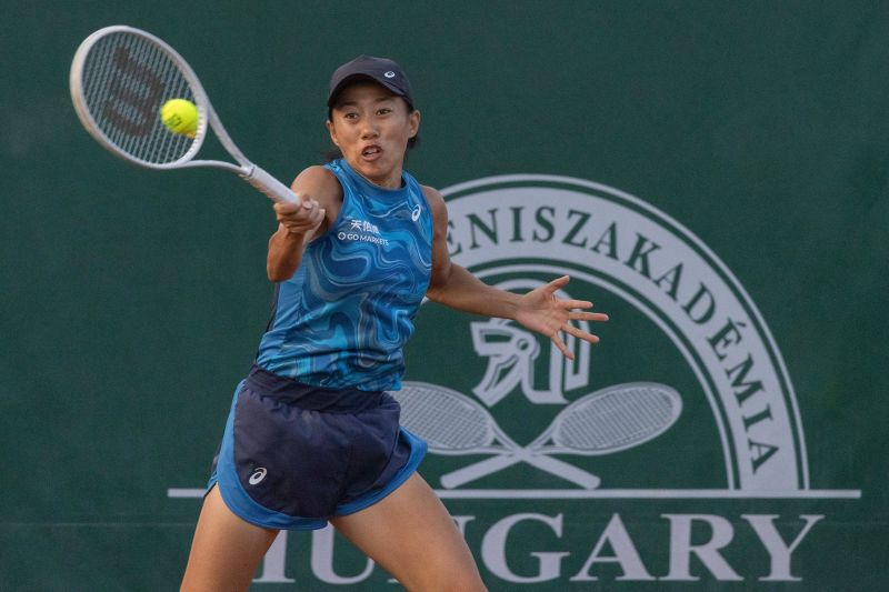 Zhang Shuai Tennis player retires in tears after opponent erases disputed mark on court CNN