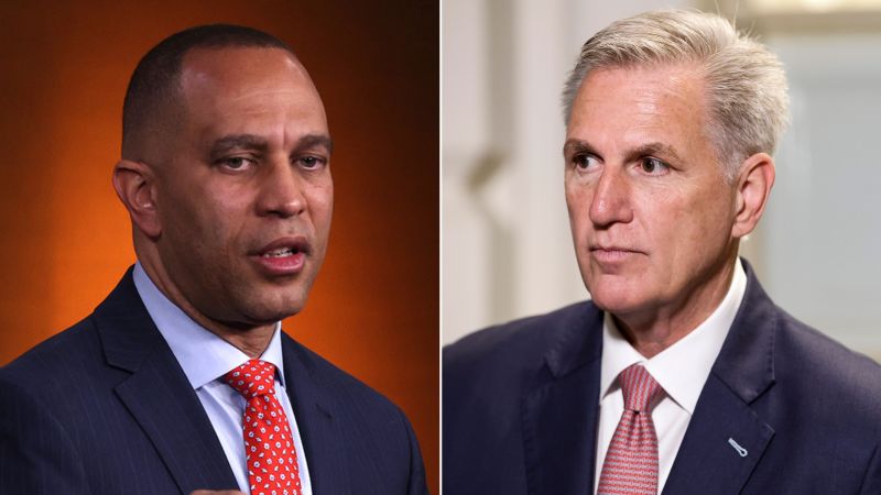 Jeffries brings in  million for Democrats in second quarter, taking aim at McCarthy