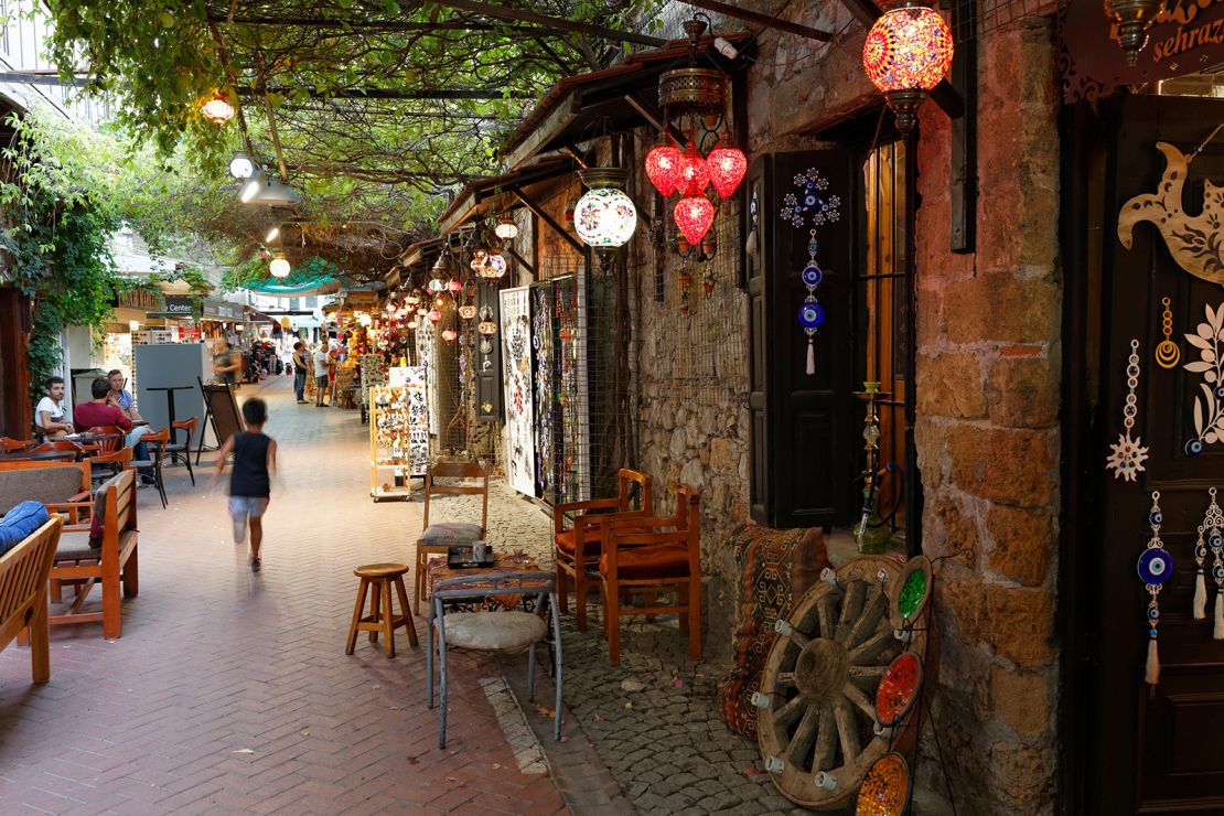 Fethiye is a busy harbor town.