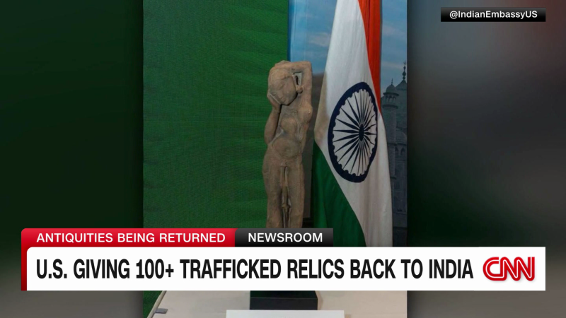 U.S. giving 100+ trafficked relics back to India | CNN