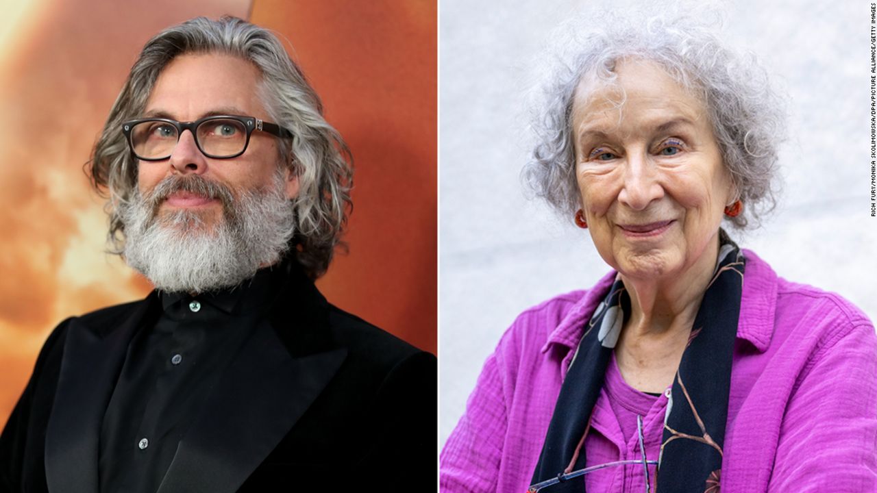 Left: Michael Chabon; right: Margaret Atwood