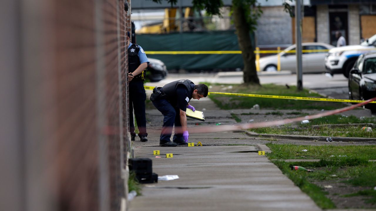 A study examining 865 mass shootings between 2015 and 2019 and whether mass shootings are a consequence of structural racism found Chicago, shown in the photo, had the greatest number of incidents during that period with 141, which led to 97 deaths and 583 injuries. 